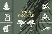 Abstract Yoga Posture Illustrated, an Icon by Mia Digital (Thumbnail 1 of 5)