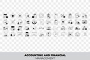 Financial Management Outline icon, an Outline Icon by Unique Design Team (Thumbnail 2 of 3)