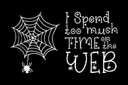 Creepily Crawling Halloween Font, a Serif Font by Dancing with Ink (Thumbnail 2 of 21)