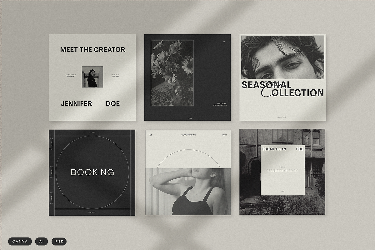 WILLOW - Social Media Templates, a Social Media Template by GRPXSTORE (Photo 2 of 7)