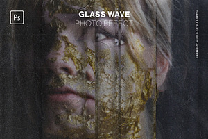Glass Wave Photo Effect