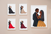Love couple clipart, an Illustration by Illustrator Space (Thumbnail 8 of 10)