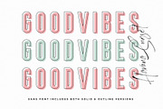 Havana Sunset Font Duo + SVG, a Sans Serif Font by Sam Parrett (Thumbnail 5 of 8)