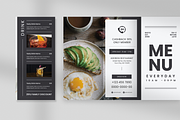 Restaurant Menu Trifold Brochure, a Brochure Template by Annora Studio (Thumbnail 5 of 5)