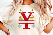 Christmas Clip Art Alphabet Letters, an Illustration by DreamCafeArt (Thumbnail 6 of 7)