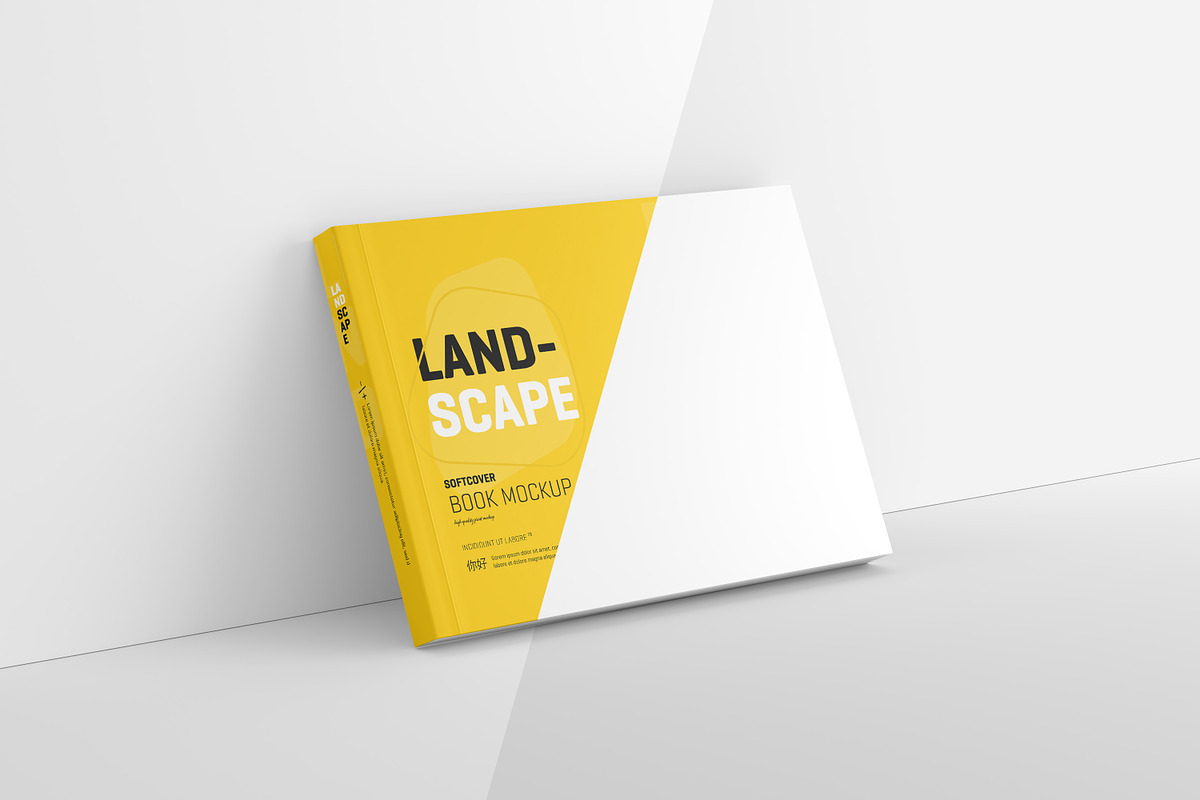 Landscape Softcover Book Mockup, a Mockup by Toasin Studio (Photo 2 of 17)