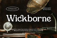 Wickborne – Modern Retro Serif Font