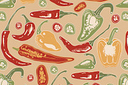 Hot peppers, a Food Illustration by Twisted Tail (Thumbnail 5 of 6)