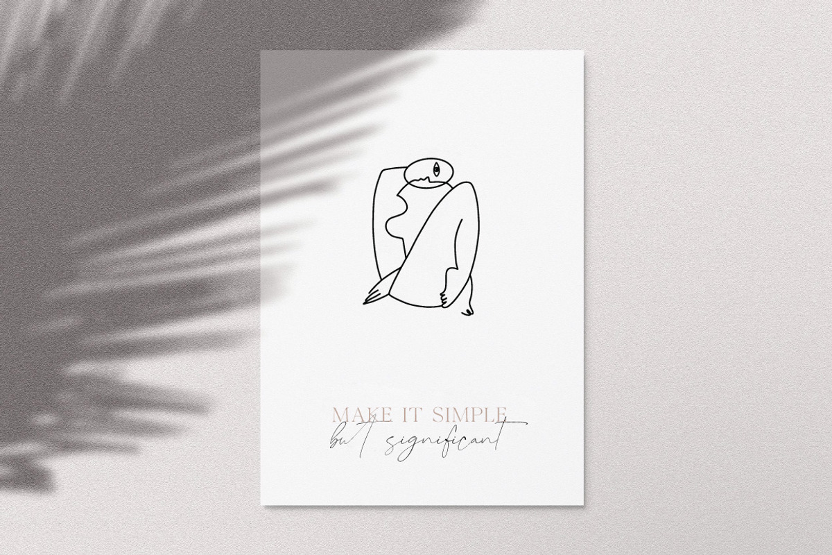 Sanrossi Sonata Duo, a Script Font by Digital Hustler (Photo 11 of 13)