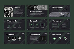 Presentation Security Guard Services