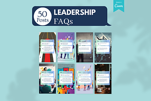 Leadership Bundle- Canva Templates