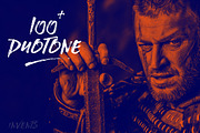 100+ Duotone Photoshop Action