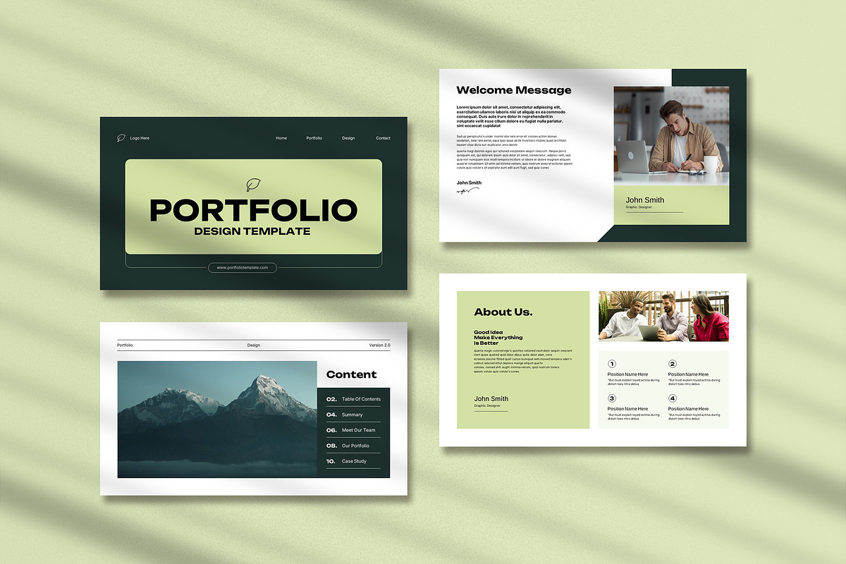 Portfolio Design Template, a Design Template by Pradaxa (Photo 4 of 5)