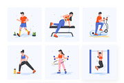 Gym and Fitness Mini Illustrations, a Person Illustration by Vectors Market (Thumbnail 8 of 11)