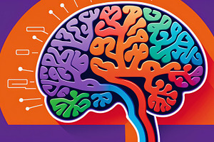 Colorful illustration of a creative, a Photo by Perpis