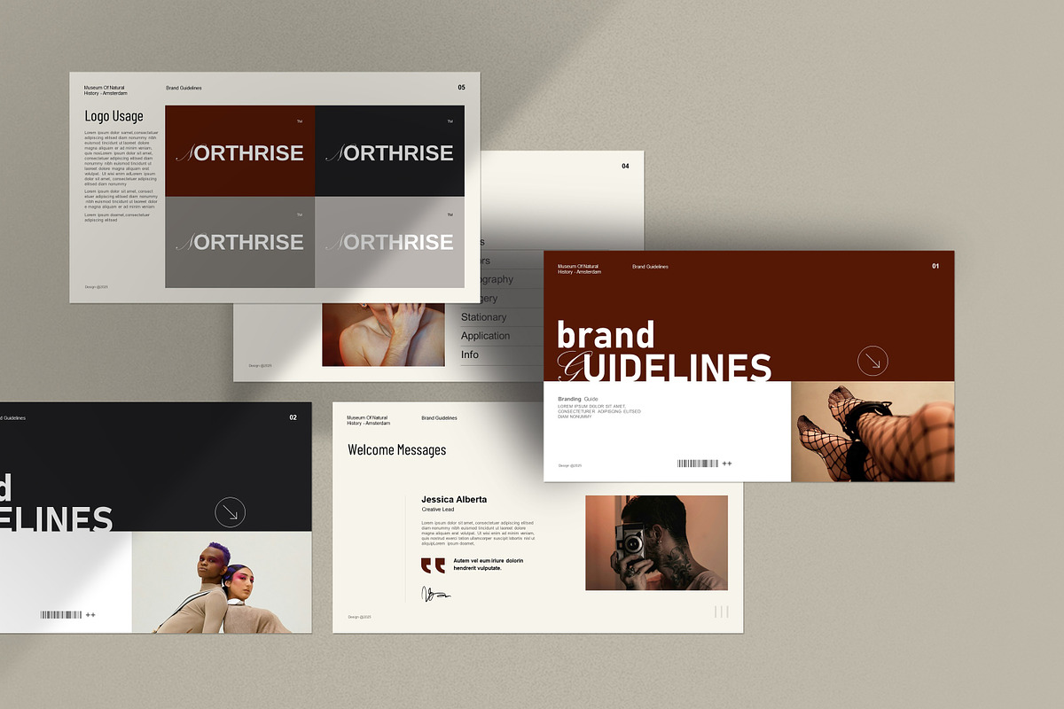 Brand Guidelines Presentation, a Presentation Template by Dream-Lab (Photo 2 of 8)