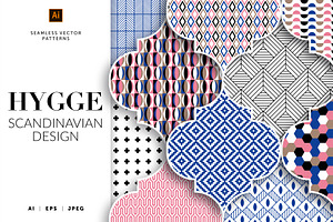 HYGGE — Scandinavian vector patters