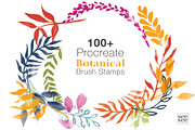 100+ Botanical Procreate Brush Stamp, a Brush Add-On by CC CREATIVE CO (Thumbnail 16 of 16)