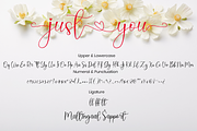 Just You Calligraphy Love Font, a Script Font by MC Creative (Thumbnail 8 of 9)