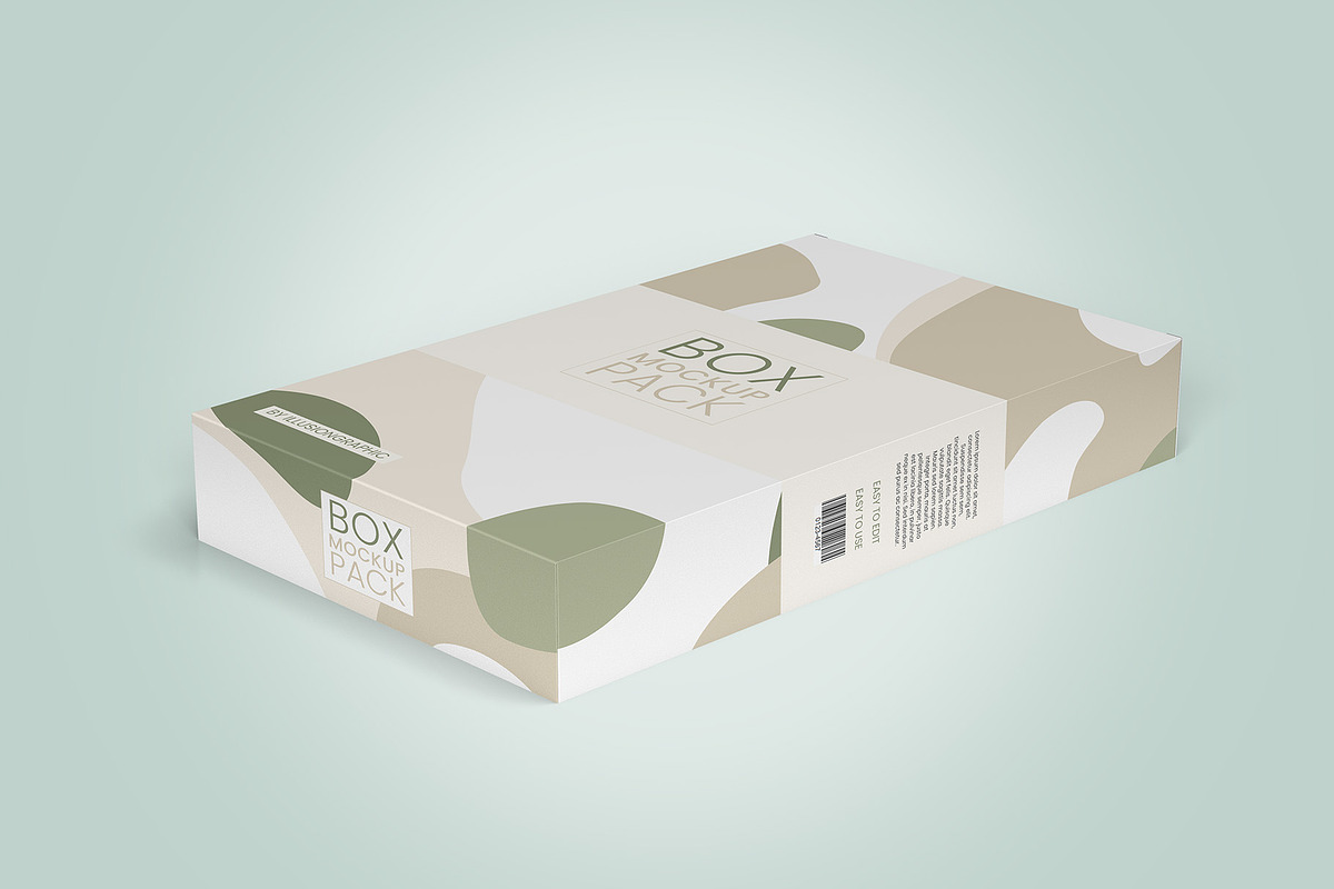 Package Box Mockups - 9 box sizes, a Packaging Mockup by Illusiongraphic (Photo 10 of 19)