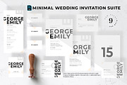 Minimal Wedding Invitation Suite, an Invitation Template by Azka Creative (Thumbnail 1 of 5)