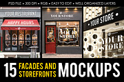 15 Facades and StoreFronts MockUps, a Product Mockup by Free-PSD-Templates (Thumbnail 1 of 7)