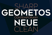Geometos Neue Font Family, a Font by Graphite_Studios (Thumbnail 1 of 7)