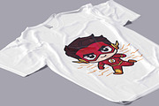 Chibi Superhero Vector Bundle, a Person Illustration by FancyDesignStudio (Thumbnail 2 of 8)