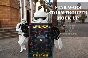 Star Wars Stormtrooper Mock-up