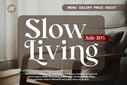Molade - Modern Ligature Font, a Serif Font by RagamKata (Thumbnail 7 of 10)