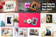 Photo Frame Mock Up, a Print Template by Pixel Place (Thumbnail 6 of 10)