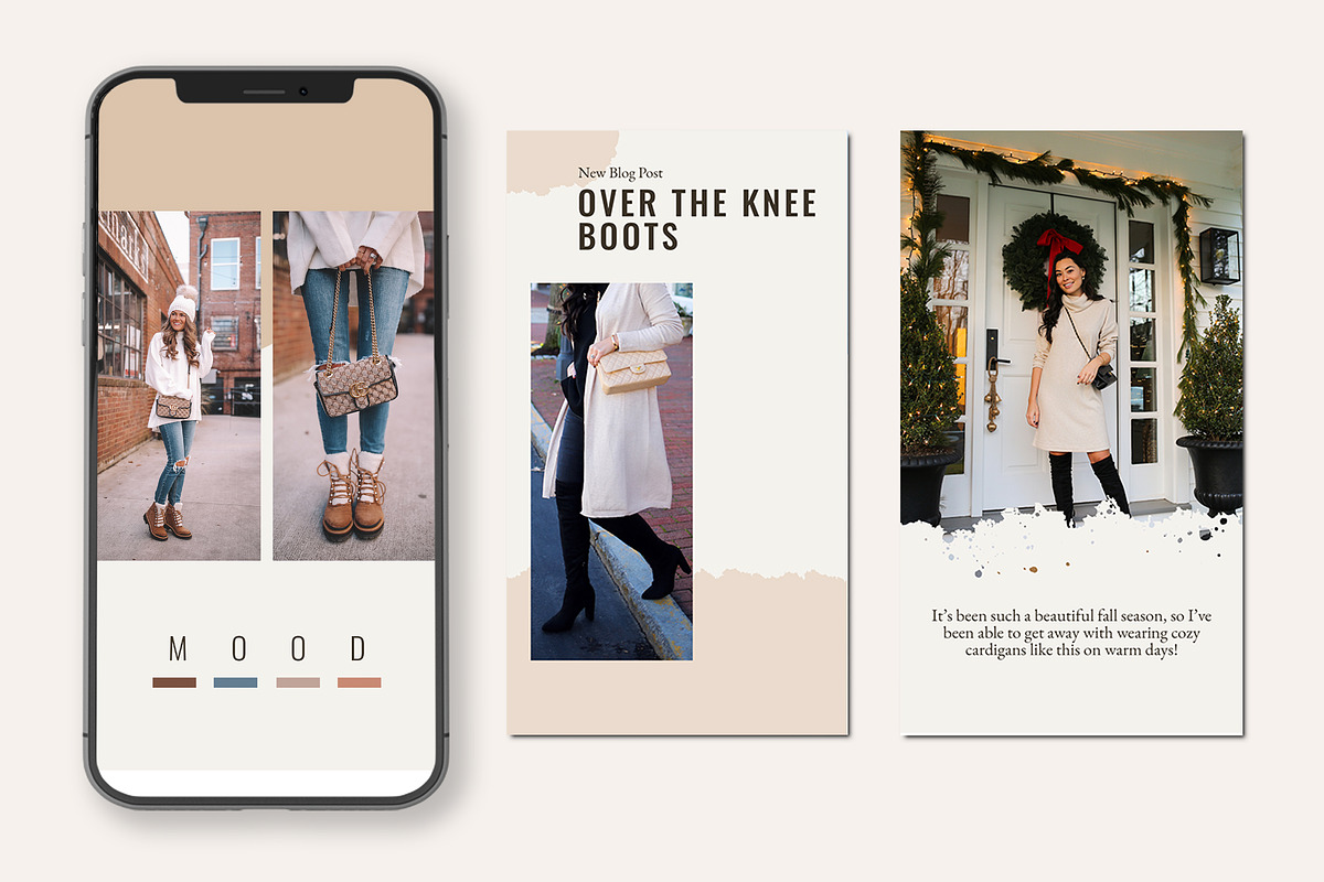 Lifestyle Instagram Pack | PS, a Social Media Template by BlancaLab Studio (Photo 5 of 8)