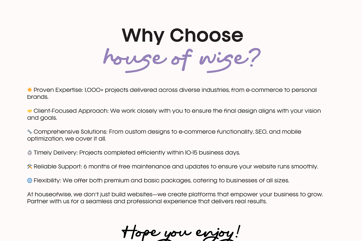 Custom Website Design - Wordpress, a Templates & Theme by HouseofWise (Photo 10 of 10)