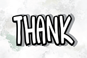 black pastel, a Font by Wana Studio (Thumbnail 7 of 7)