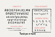 Lovely Handwritten Font, a Handwritten Font by MaxArt Foundry (Thumbnail 5 of 5)