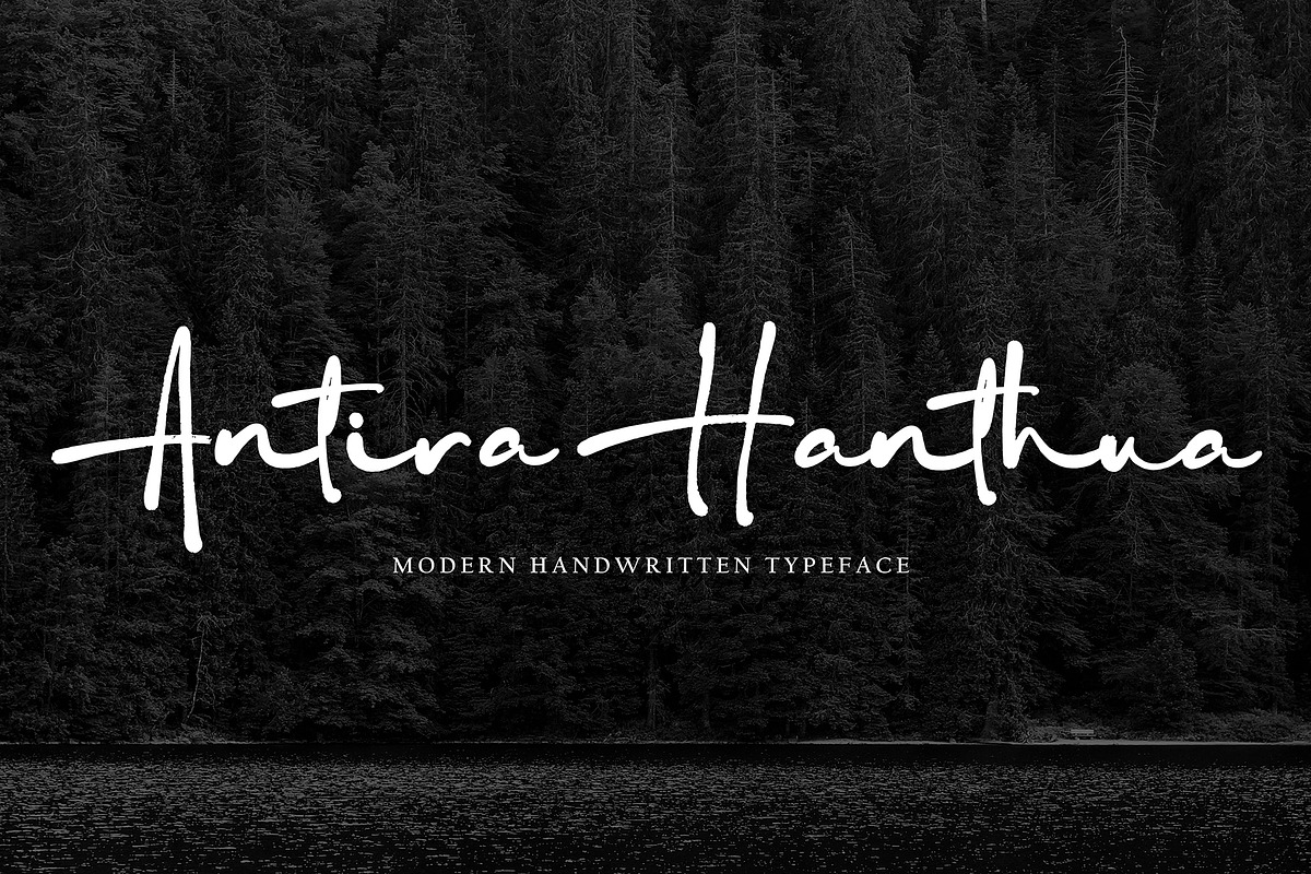 Antira Hanthua, a Handwritten Font by HaKi Studio (Photo 1 of 8)