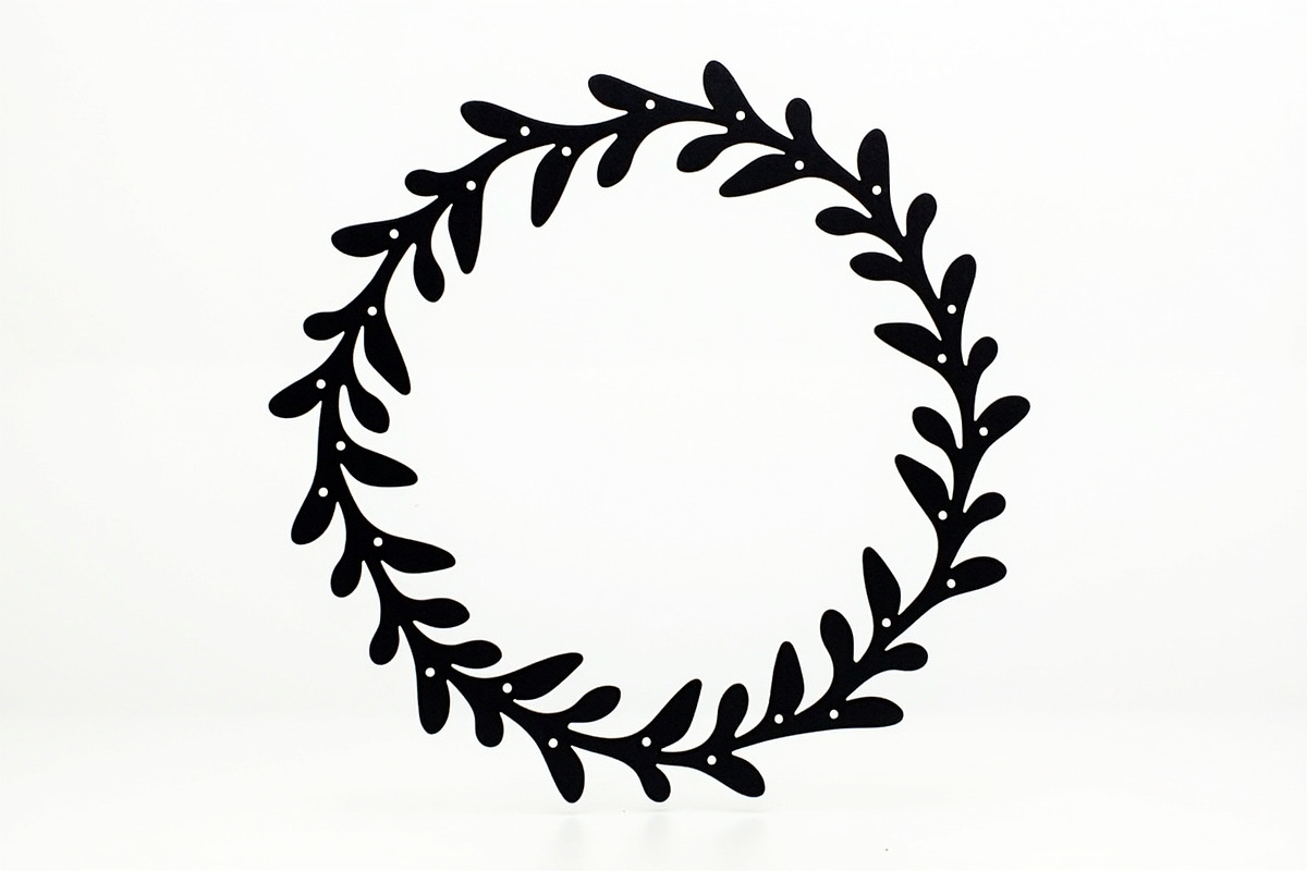 Elegant Leaf Wreath Frame Bundle, an Illustration by Designs_River (Photo 3 of 9)