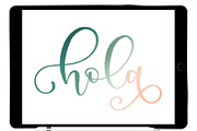 Watercolor Procreate Lettering Brush, a Brush Add-On by Blue Strawberry Studio (Thumbnail 2 of 5)