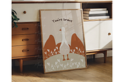 DIN A Wood Frame Mockup, a Product Mockup by TatiMockup (Thumbnail 3 of 3)