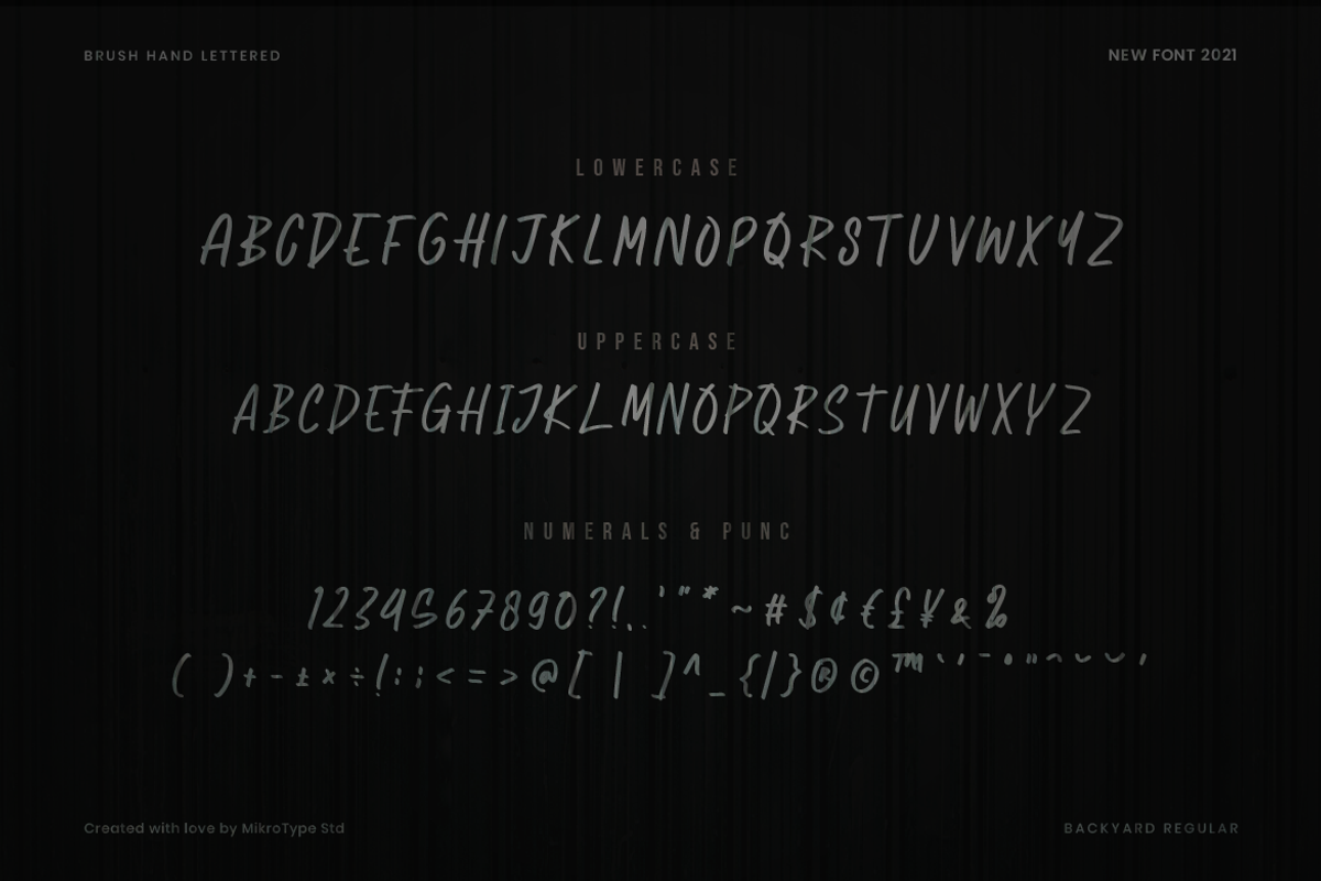 Backyard Natural Business Font, a Sans Serif Font by MikroType Std (Photo 9 of 9)