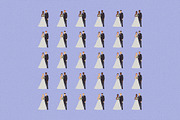 Wedding people bride and groom, an Object Graphic by CreativeByLu (Thumbnail 4 of 7)