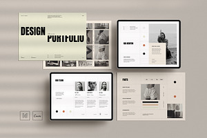 CANVA | Design Portfolio Template, a Brochure Template by S A N D Y