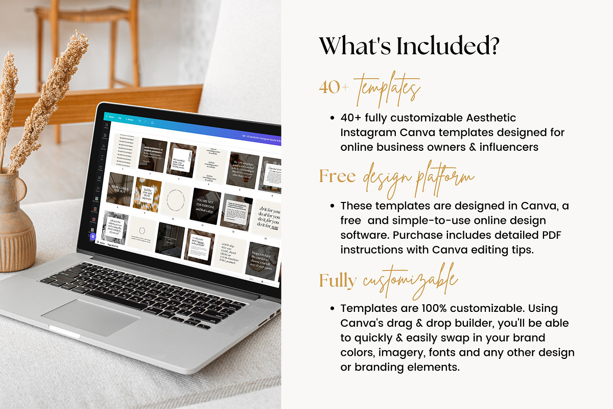 Aesthetic Instagram Quotes Canva, a Social Media Template by Fallon Gerst (Photo 5 of 10)