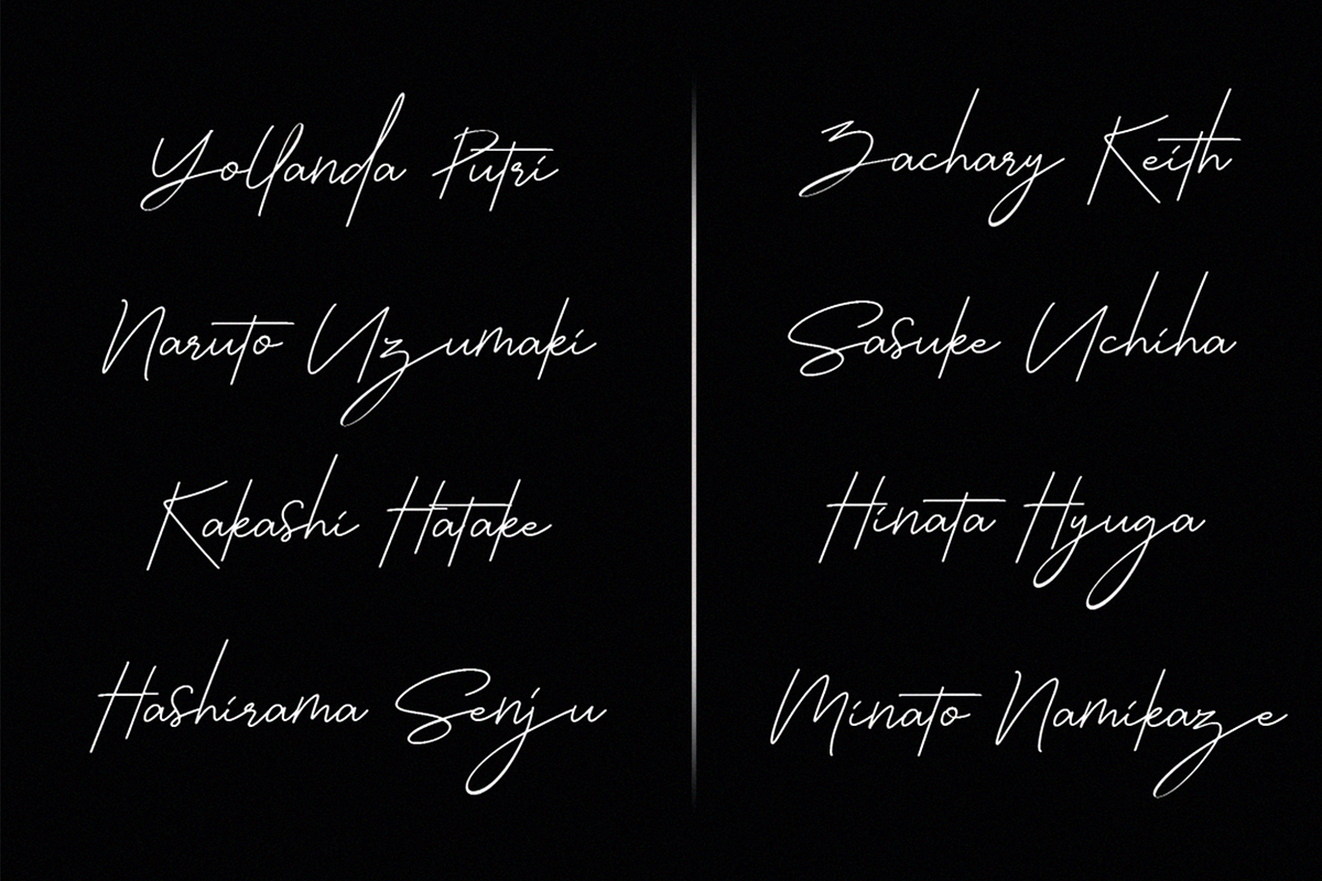 Callifornia | Handwritten Signature, a Script Font by Ardana Creative (Photo 6 of 13)