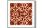 Orient Damask Seamless Vector Red, a Pattern Graphic by FineArtStudio (Thumbnail 3 of 3)