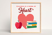 Teaching is a Work of Heart SVG, an Illustration by Awieee1 (Thumbnail 4 of 4)