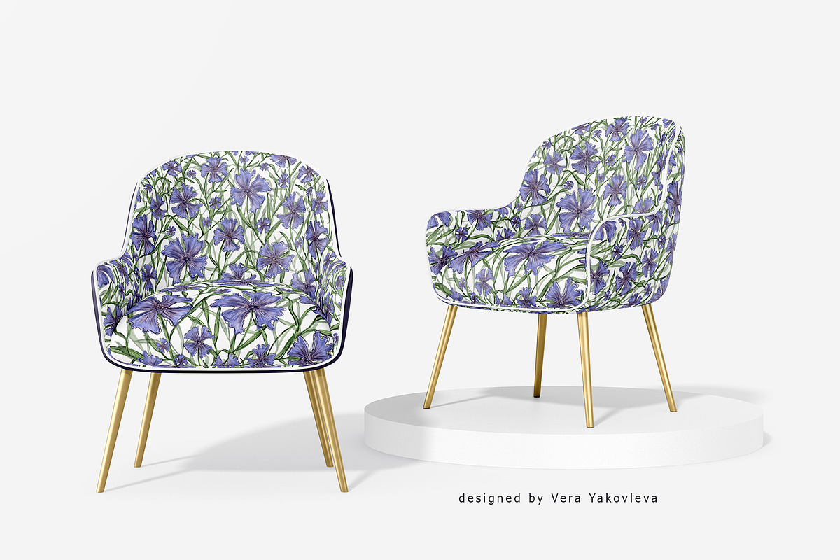 Bright Floral seamless pattern, a Pattern Graphic by Vera_Yakovleva (Photo 3 of 6)