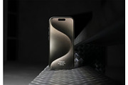 iPhone 15 Pro with Titanuim Mockup, an iPhone Mockup by zippypixelstudio (Thumbnail 3 of 5)