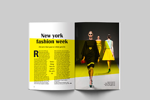 24 Page Fashion Magazine Template