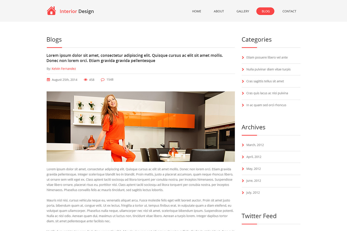 Interior Design PSD Website Template, a Websites & App Template by WebbyTemplates (Photo 4 of 7)